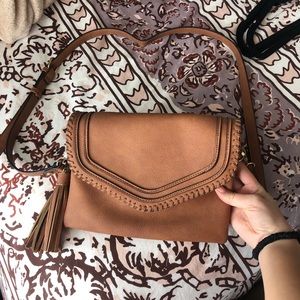 Brown crossbody bag